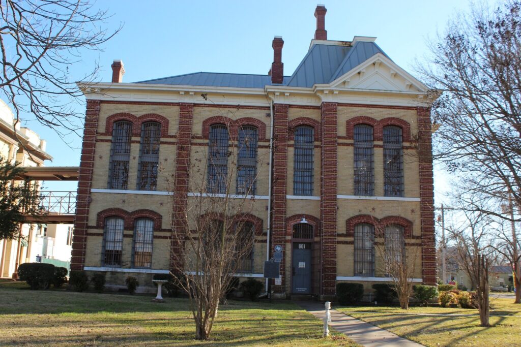 Bastrop County Jail bail bonds historic Pine Street Bastrop TX